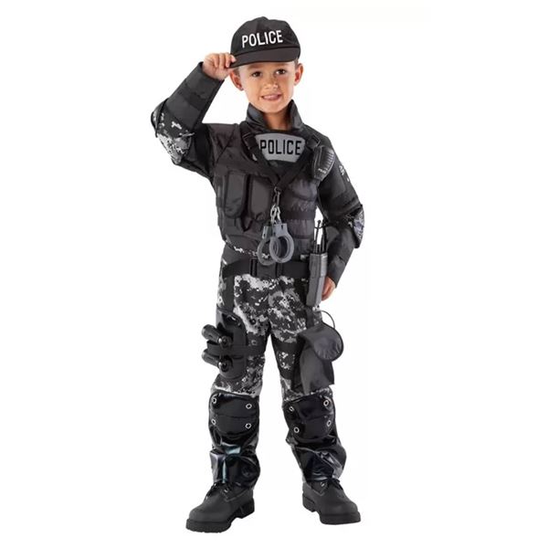 Dress Up Child Police Officer Costume Size 7-8 by Adventure Factory