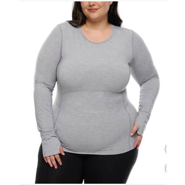 Lole Women’s Baselaywer Top, Merino Wool Blend, S/P, Grey