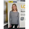 Image 2 : Lole Women’s Baselaywer Top, Merino Wool Blend, S/P, Grey
