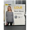 Image 3 : Lole Women’s Baselaywer Top, Merino Wool Blend, S/P, Grey