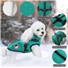 Image 1 : Gyuzh Green Insulated Dog Coat With Integrated Harness System Size 4XL