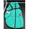 Image 2 : Gyuzh Green Insulated Dog Coat With Integrated Harness System Size 4XL