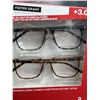 Image 2 : Foster Grant Blue Light Reading Glasses +3.00, 2-Pair Set with Hard Cases