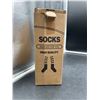 Image 3 : Merino Wool Hiking Socks, Black, L, Model X0046BMSKZ, 5 Pairs