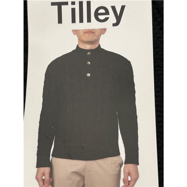 Tilley Men’s Sweater in Black, L/G Size