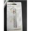 Image 4 : Woods 41366 Surge Protector with Overload Safety Feature, 6 Outlets, 2′ Cord, White