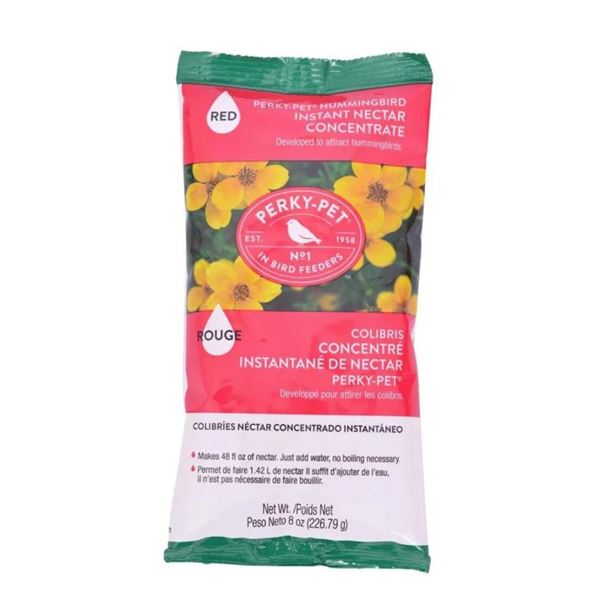 Perky-Pet Instant Nectar Concentrate for Hummingbirds, 8 Oz, Lot of 5