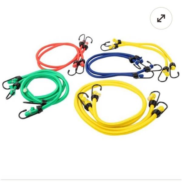 Erickson Bungee Kit #06818, Includes 10 Pieces – Various Sizes and Colors