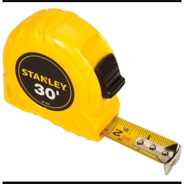 Stanley 30-464 30′ Tape Measure with Tru-Zero Hook and ABS Case