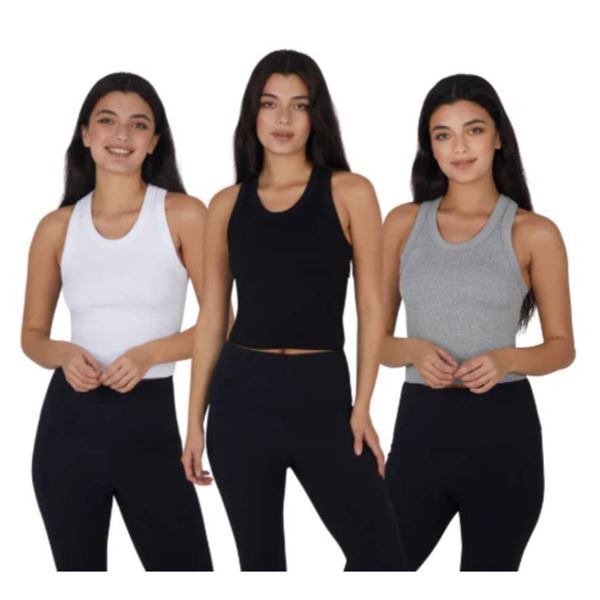 Reflex Ribbed Seamless Tank 3-Pack XXL