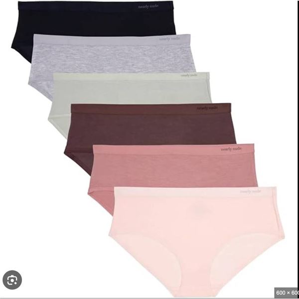 Nearly Nude Modal Hipster 6-Pack XL/TG Multi-Color Underwear