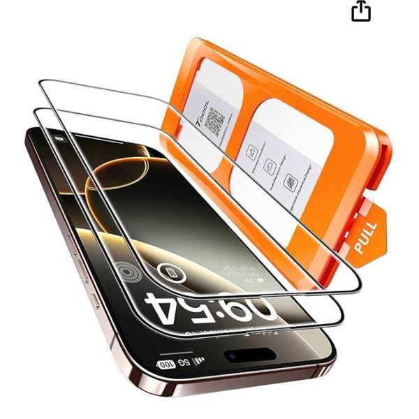 TOCOL 2+1 Screen Protector for IP16 Pro/6.3-inch Devices