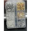 Image 3 : 500pcs Earring Backs for Studs, 6 Styles Clear Silicone & Metal Earrings Backs Safety Back Soft Earr