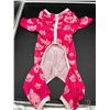 Image 2 : Pink Dog Onesie by CuteBone with Pig Design, Size Large