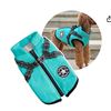 Image 1 : Teal 2XL Pet Vest With Zipper And Harness Design
