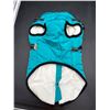 Image 2 : Teal 2XL Pet Vest With Zipper And Harness Design