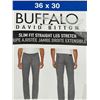 Image 4 : Buffalo David Bitton Slim Fit Straight Leg Stretch Pants, 36 x 30