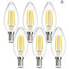 Image 1 : DiCUNO E12 EB C35 LED Bulb Set, Model E12-C35-4W-WW, 4W, 2700K Warm White