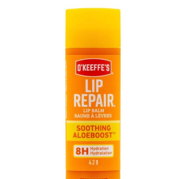 O’Keeffe’s Lip Repair Balm, 8 Hour Hydration, Citrus Infused with Aloeboost,4.2 g,