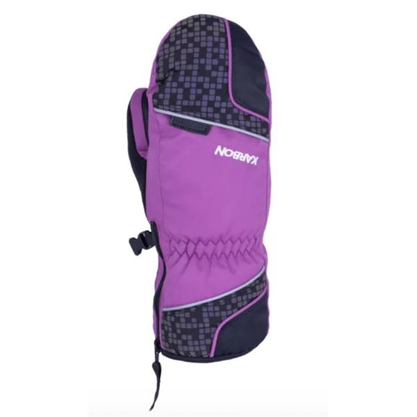 Karbon PinkYouth Mittens with Insulated Lining