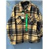 Image 2 : Dakine XL Plaid Shirt Jacket – Tan/Navy – Button-Up