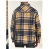 Image 4 : Dakine XL Plaid Shirt Jacket – Tan/Navy – Button-Up