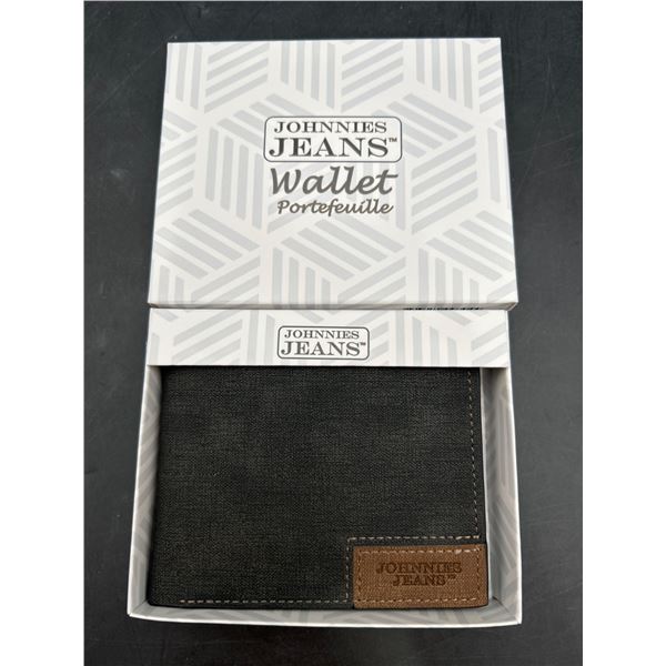Johnnies Jeans Wallet with Multiple Card Slots and ID Window