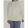 Image 3 : Matty M White Knit Sweater LG Size