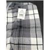 Image 4 : Giveitpro Grey and Black And White Plaid Womens Flannel PJ Pants Size XXL