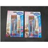Image 2 : Lot of 2 packs of Frozen-Themed Paper Mate HB #2 Pencil Sets 4 per pack