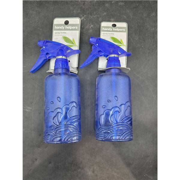 Lot of 2 – Handy Helpers Blue Spray Bottles