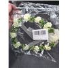 Image 1 : Wedding Floral Headpiece Accessories (White) – X0047FGRWP