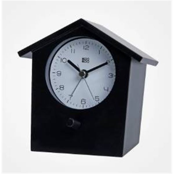 KooKoo EarlyBird House-Shaped Clock With Multiple Bird Song Alarm Function