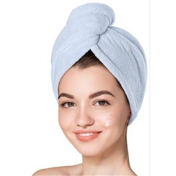 Evriholder EVRI Twirly Towel Microfiber Hair Towels, 2 Pieces