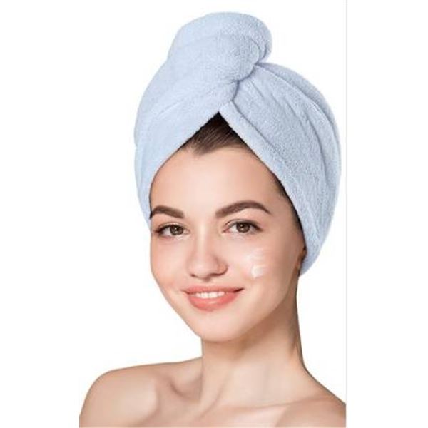 Two EVRI Twirly Towels, Microfiber Hair Wrap, 2 Pieces