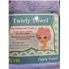 Image 3 : Two EVRI Twirly Towels, Microfiber Hair Wrap, 2 Pieces