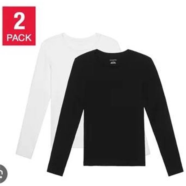 Banana Republic 2-Pack Long Sleeve Rib T-Shirts, XL/TG