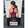 Image 3 : GapFit M/M 2-Pack Tank Bra with Sizing Chart Displayed