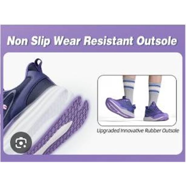 OrthoConfoot Women’s Athletic Shoes, Purple, Size 10 (41)