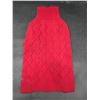Image 1 : Red Knitted dog Sweater Vest with Care Tag, Size L