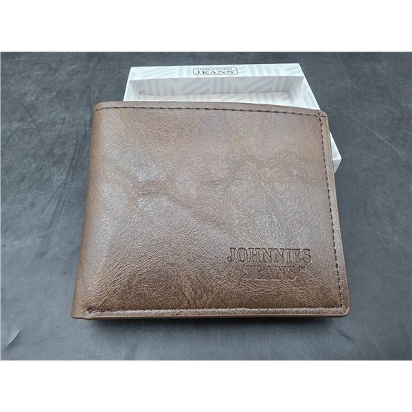 Johnnies Jeans Men’s Wallet in Dark Brown