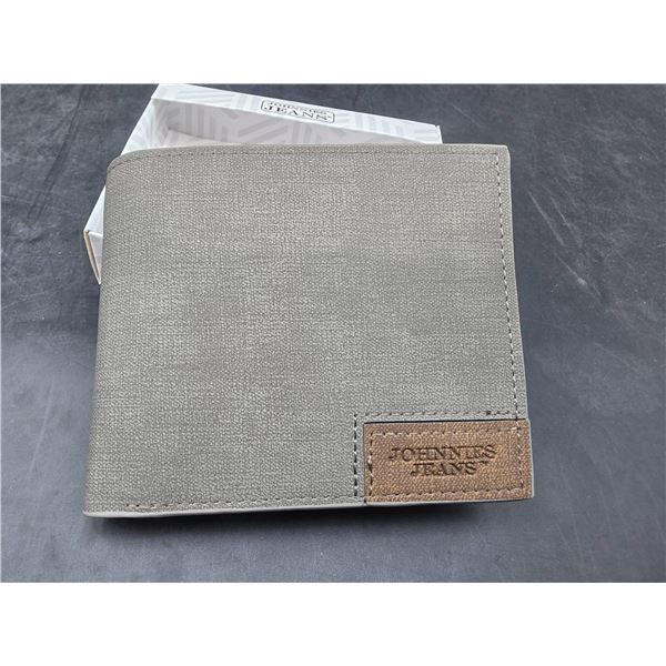 Men’s Bi-Fold Wallet with Card Slots and ID Window by Johnnie’s Jeans