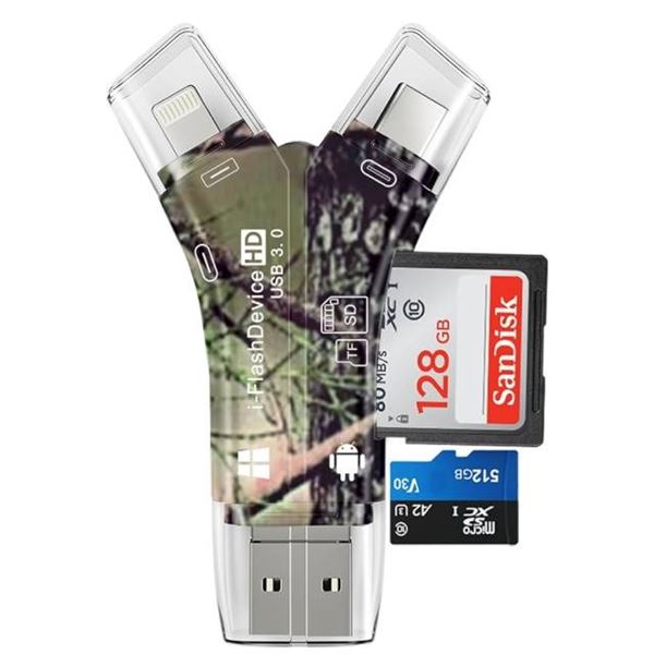 I-FlashDevice HD 4-in-1 Card Reader for iOS/Mac/Android/Windows