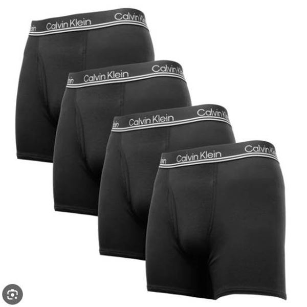 Calvin Klein Men’s 4-Pack S/P Cotton Stretch Boxer Briefs
