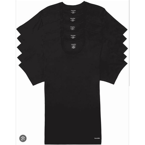 Calvin Klein Cotton Stretch Men’s T-Shirt 4-Pack in Size S/P, White and Black