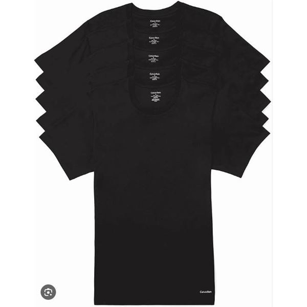 Calvin Klein Men’s Cotton Stretch V-Neck T-Shirts, 4-Pack, Size M/M