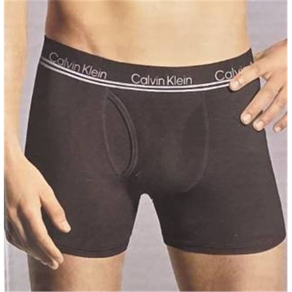 Calvin Klein Men’s Cotton Stretch 4 Pack Boxer Briefs, Size S/P