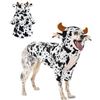 Image 1 : NACOCO Halloween Cow Costume for Medium Dog, XL