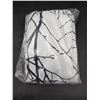 Image 2 : HBN Tree Curtains Black 63 Inches 2-Piece Set
