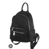 Image 1 : Mukaite Shoudai Black Backpack With Multiple Zippers and Adjustable Straps